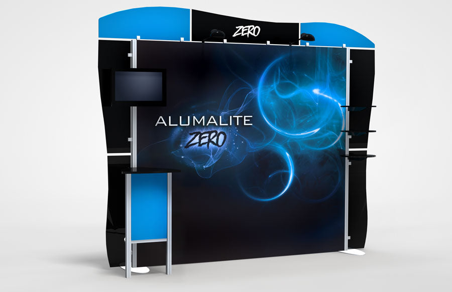 10 Foot Alumalite Zero Trade Show Exhibit Booth Display 8
