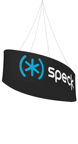 10' Ellipse Hanging Sign Double-Sided