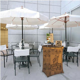 Bar-Height UltraFit Round Table Throw (Full-Color Dye Sublimation, Full Bleed)