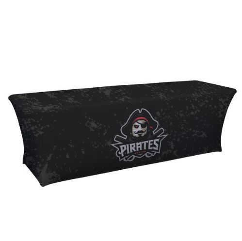 8' Stretch-Fit Curve Throw Dye-Sublimated (Full-Color, Full Bleed)