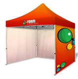 10ft Dye-Sublimation Tent Package with 3 Full Walls