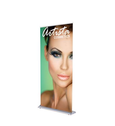 36 in. SilverStep® Retractable Banner Stand