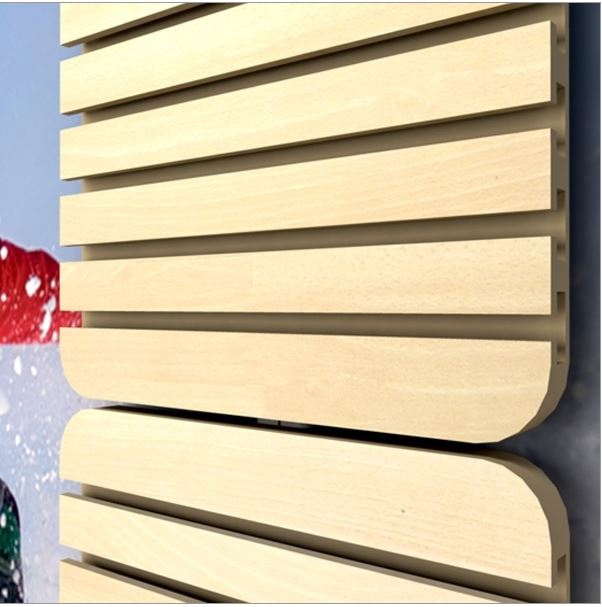 20ft Timberline™ Monitor Display Straight Fabric Sides and Slat Walls