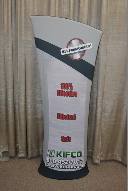 Stretch Angled 3D Fabric banner Stand Display