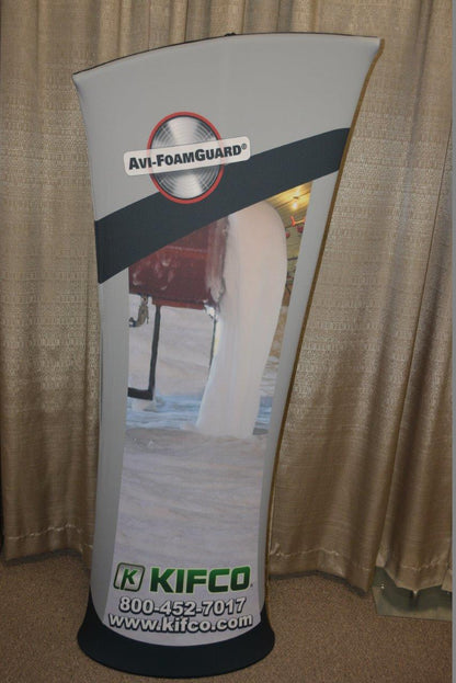 Stretch Angled 3D Fabric banner Stand Display
