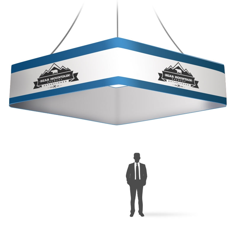 20ft Sign Square Hanging Sign, 8' Diameter | Zilla Display – Zilla Display ...