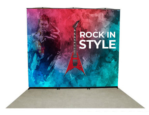 LinkZilla Seamless Retractable Banner Stand System