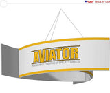 AVIATOR™ Pinwheel Hanging Sign 10'W x 48"H