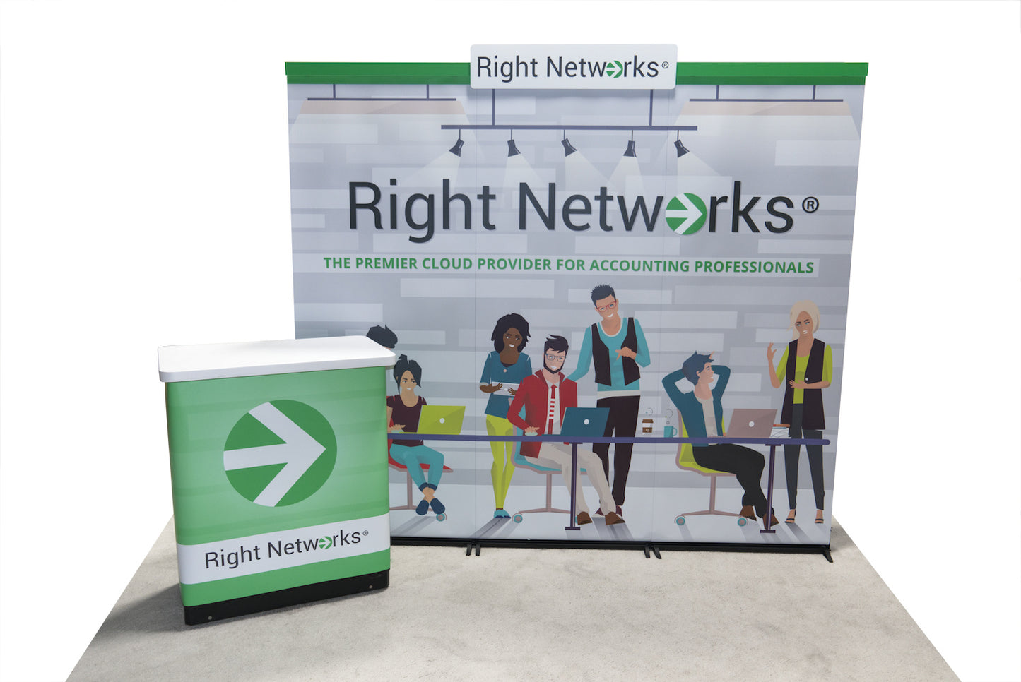 LinkZilla Seamless Retractable Banner Stand System