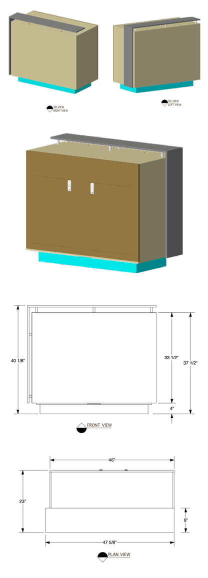 Solar A Backlit (SEG) Reception Counter