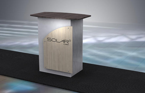 Solar KD Free Standing Counter 3