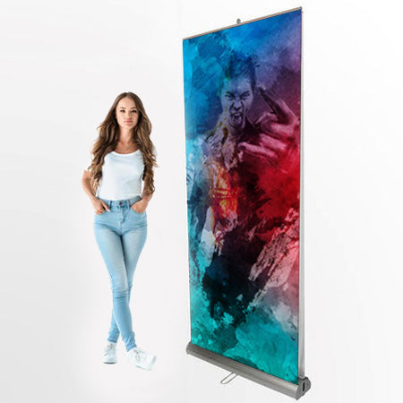 StandZilla DOUBLE Retractable Banner Stand