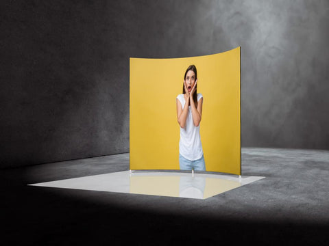 ZILLA PHANTOM SERIES FABRIC DISPLAY. 8x8 Curved