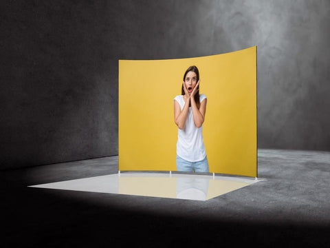 ZILLA PHANTOM SERIES FABRIC DISPLAY. 10x8 Curved