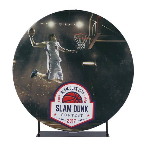 EZ Extend - Double-Sided Fabric Display - 7' Circle