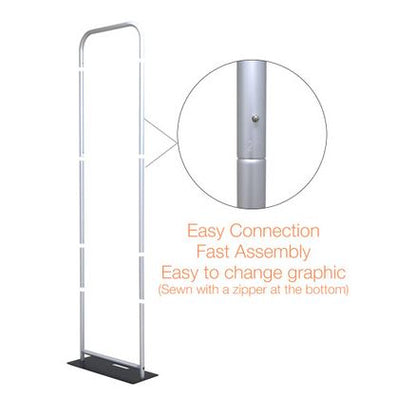 EZ Extend - Double-Sided Fabric Display - 3' Wide