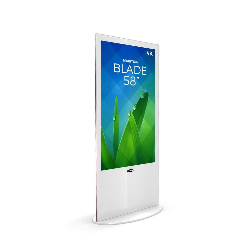 Blade 58" Pro 4K UHD Digital Signage Kiosk
