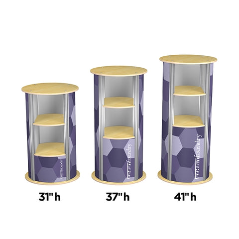2-UP Medium Circle Foundry Pedestal