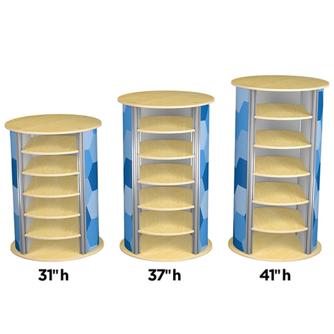 5-UP Large Circle Foundry Pedestal